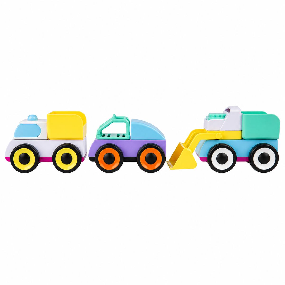 Playgro Fordon Bygg och Kör Mix’n Match +12m