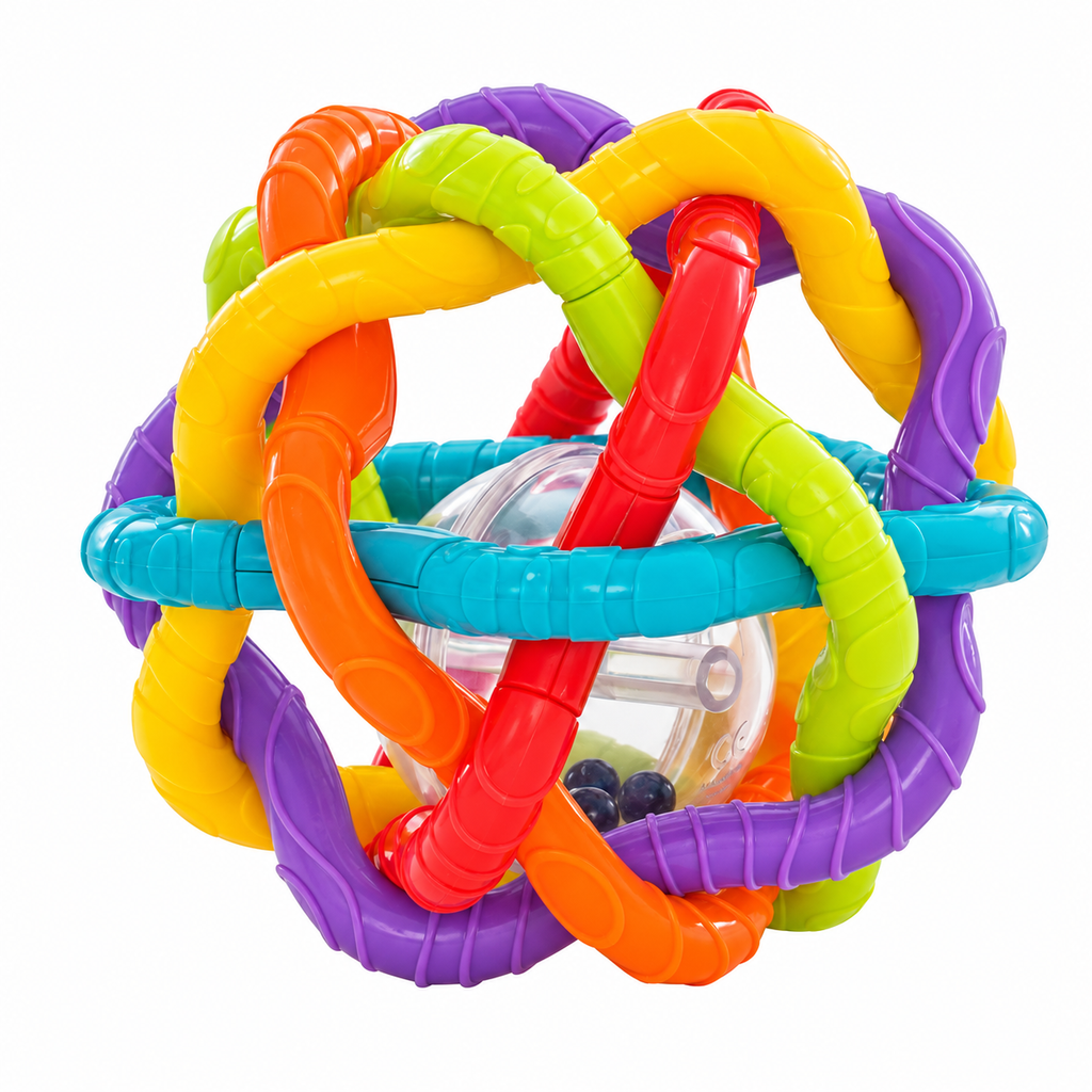 Playgro Aktivitetsboll med bjällra +6m