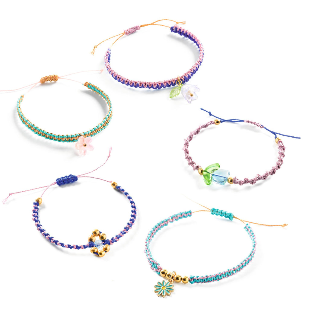 Djeco Smyckespyssel Makraméarmband Blå