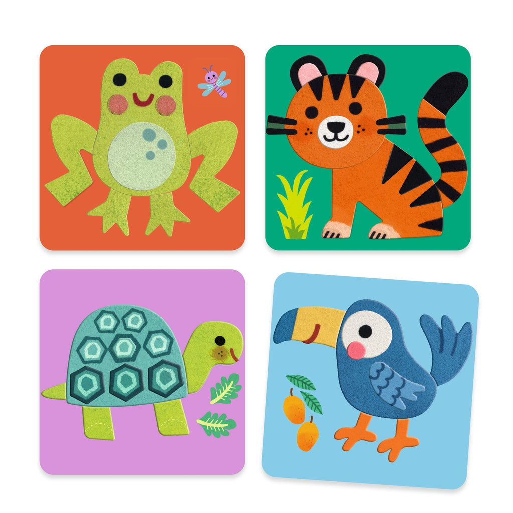 Djeco Filtpyssel Soft Animals