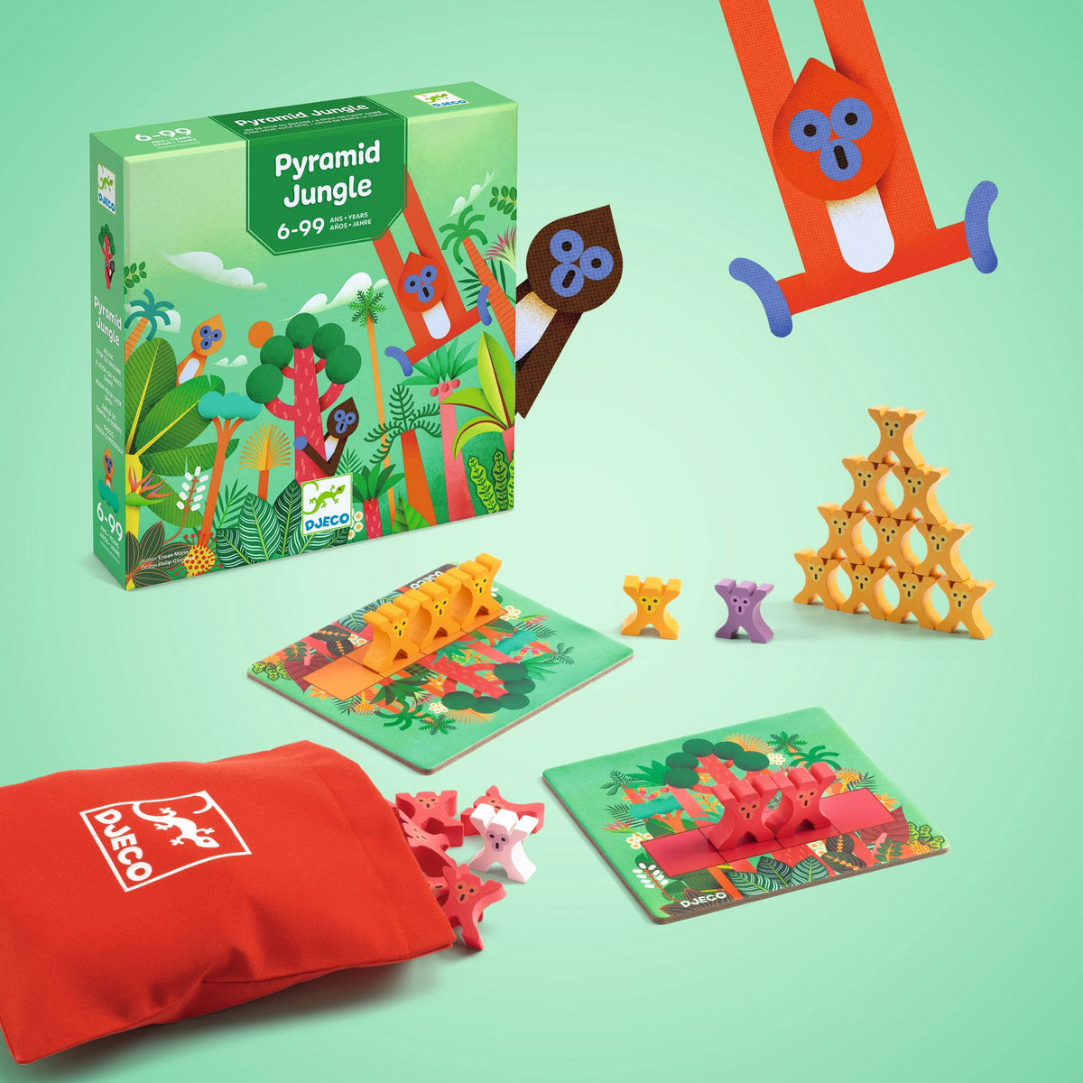 Djeco Brädspel Pyramid Jungle