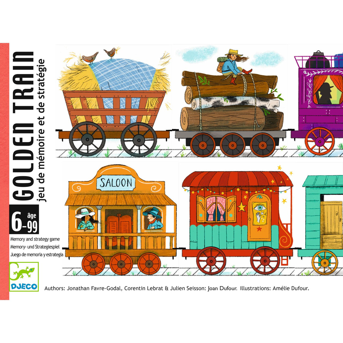 Djeco Kortspel Golden Train