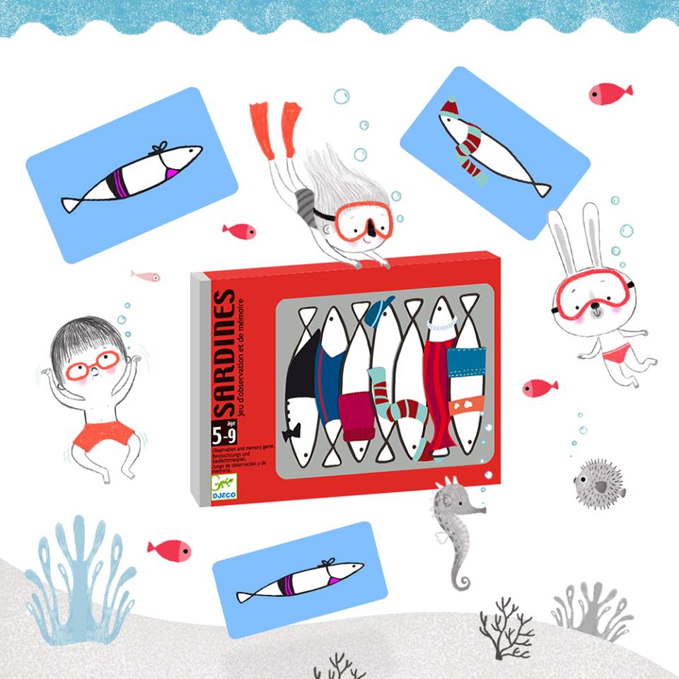 Djeco Kortspel Sardines