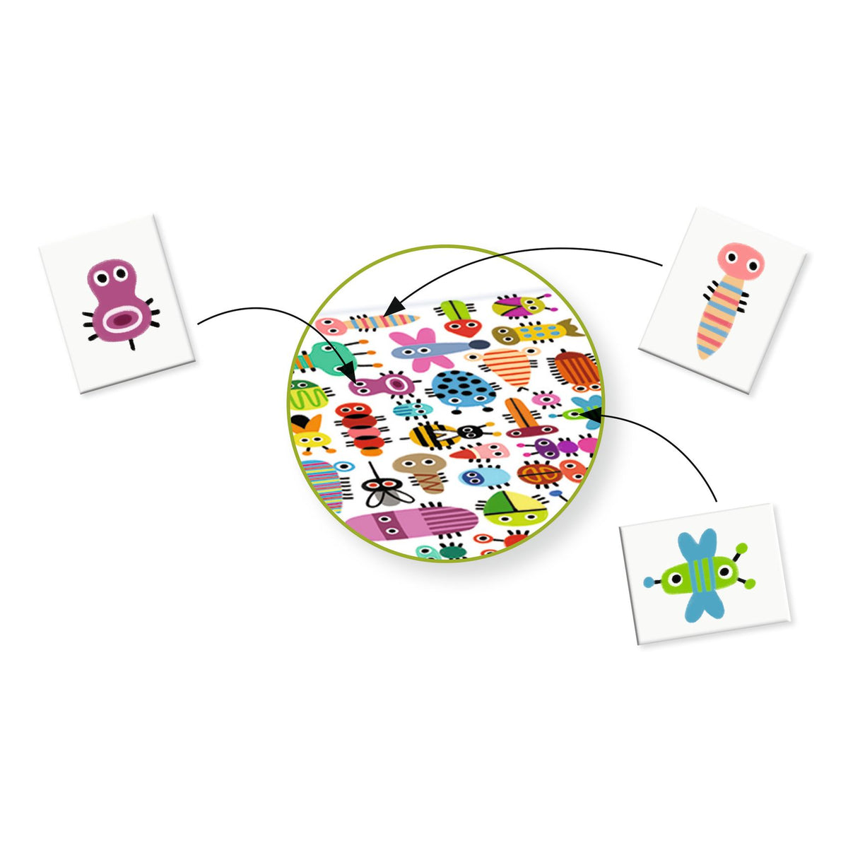 Djeco Observationsspel Tiny Beasts
