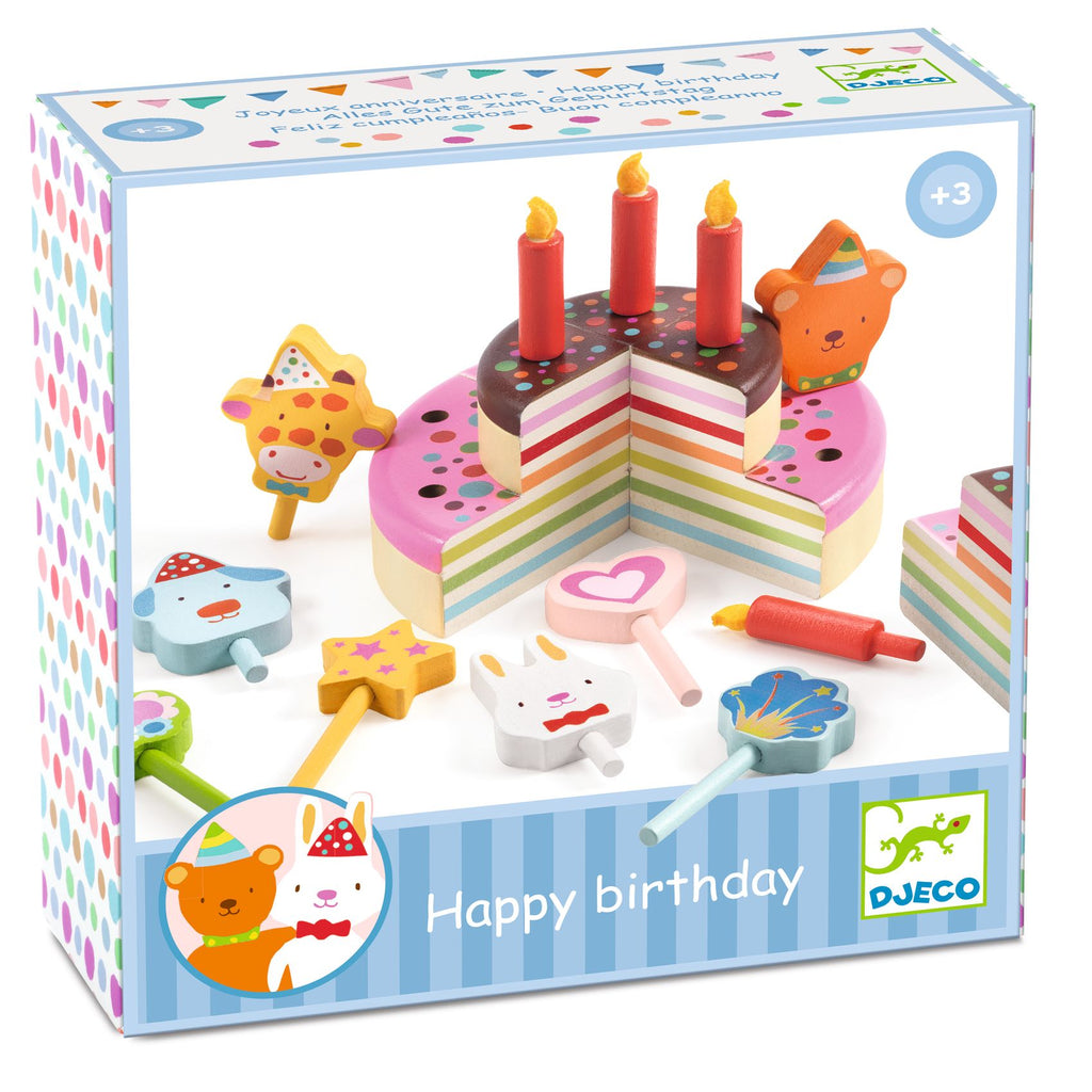 Djeco Leksakstårta Happy Birthday