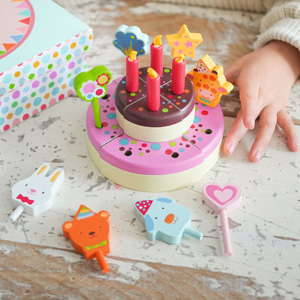 Djeco Leksakstårta Happy Birthday