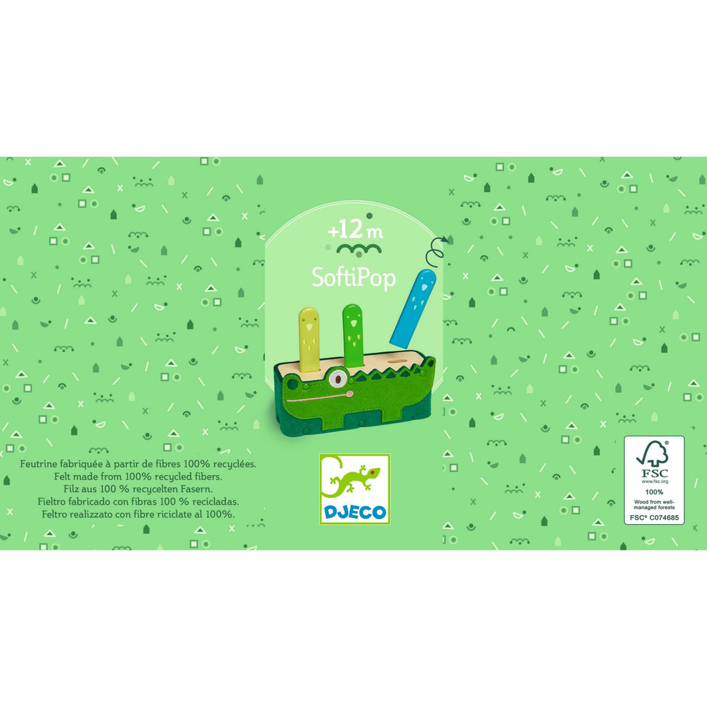 Djeco Pop-up Leksak SoftiPop