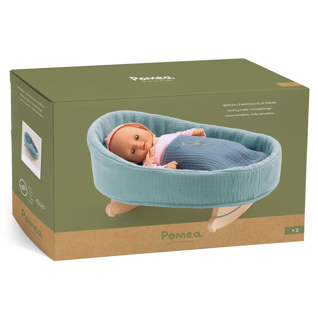 Djeco POMEA Dockvagga Blue Dream (39x27x20cm)