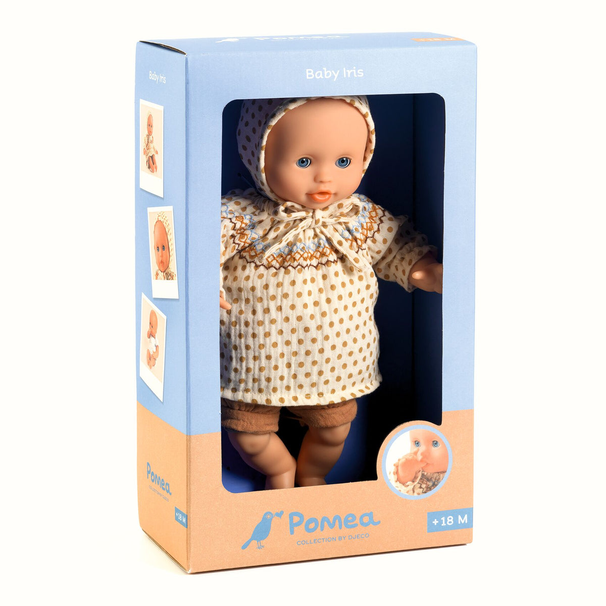 Djeco POMEA Docka Baby Iris (32cm)