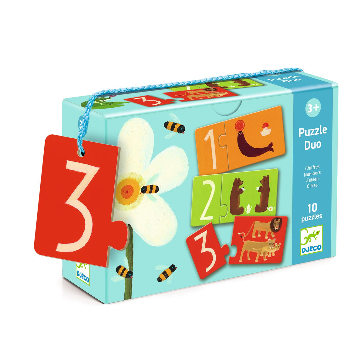 Djeco Pussel Duo Numbers (10 pussel)
