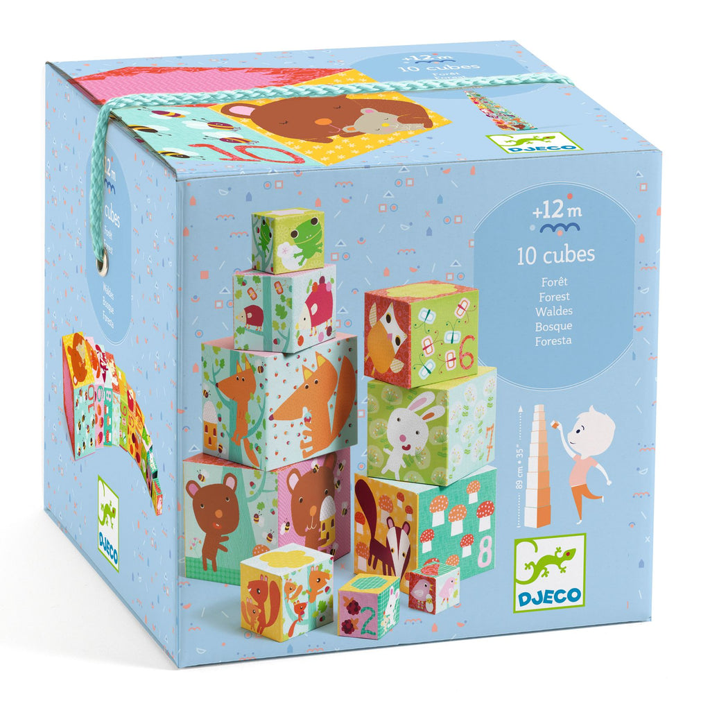 Djeco Stapelklossar Forest Blocks (10 delar)