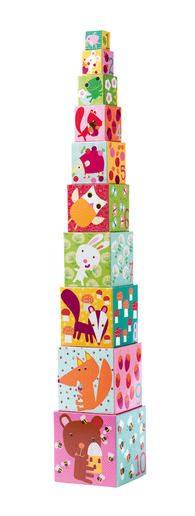 Djeco Stapelklossar Forest Blocks (10 delar)