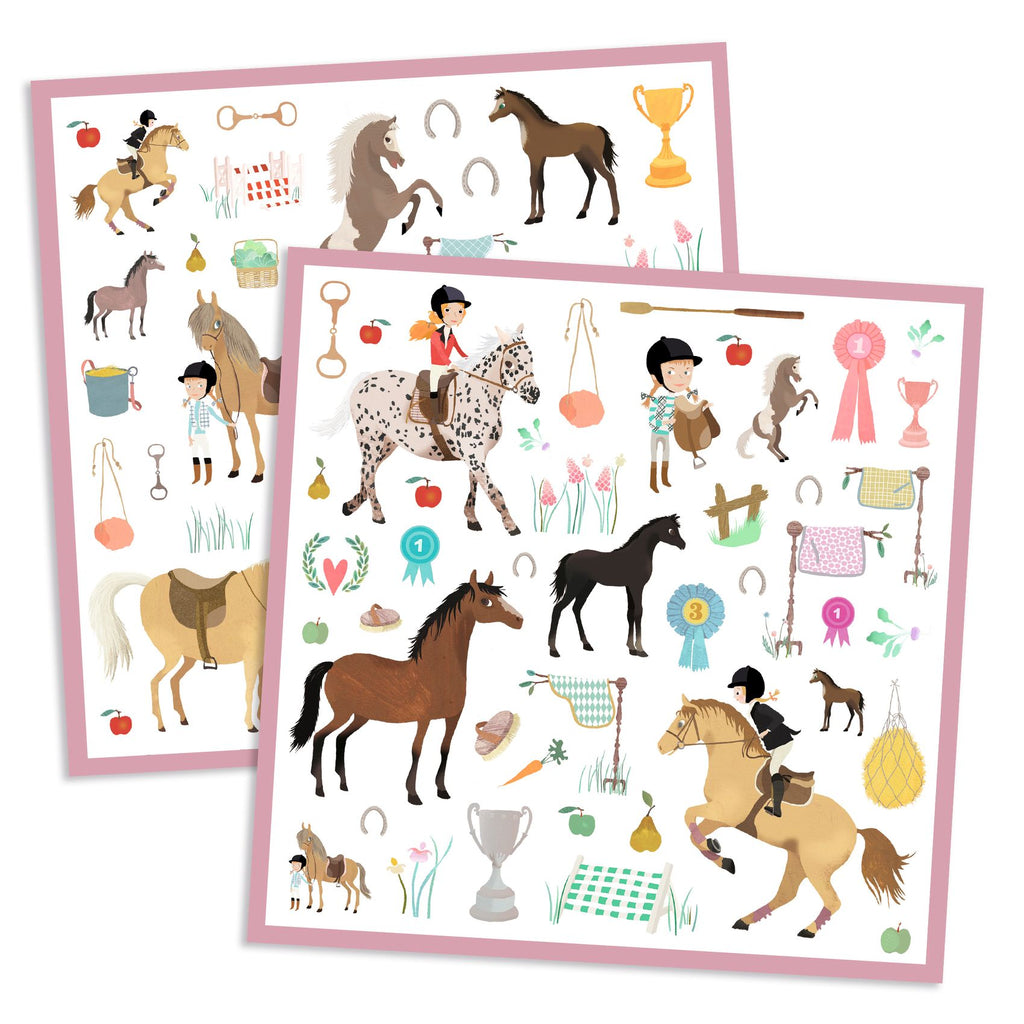 Djeco Klistermärken Horses