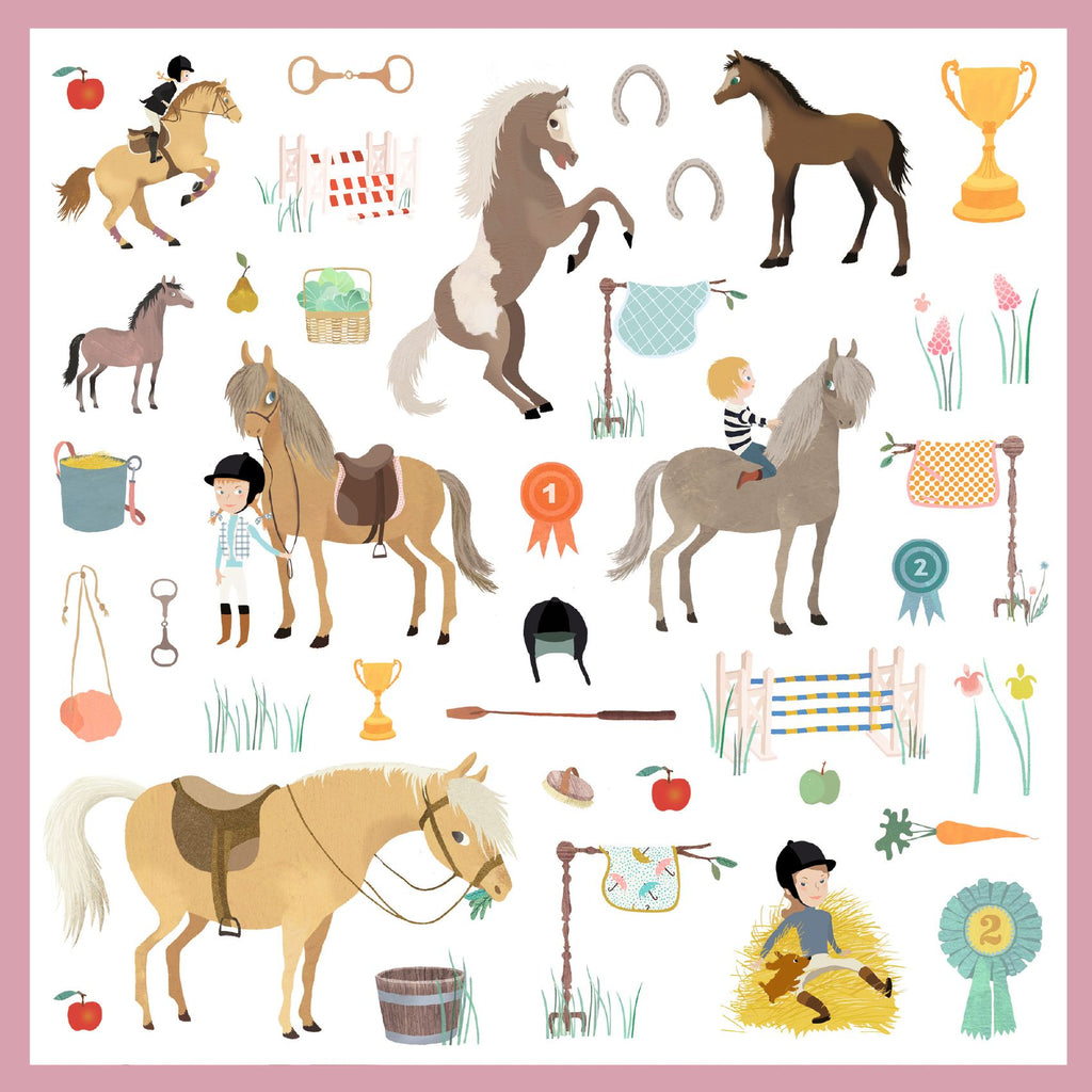 Djeco Klistermärken Horses