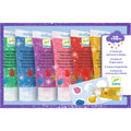 Djeco Fingerfärg Glitter (6 tuber)