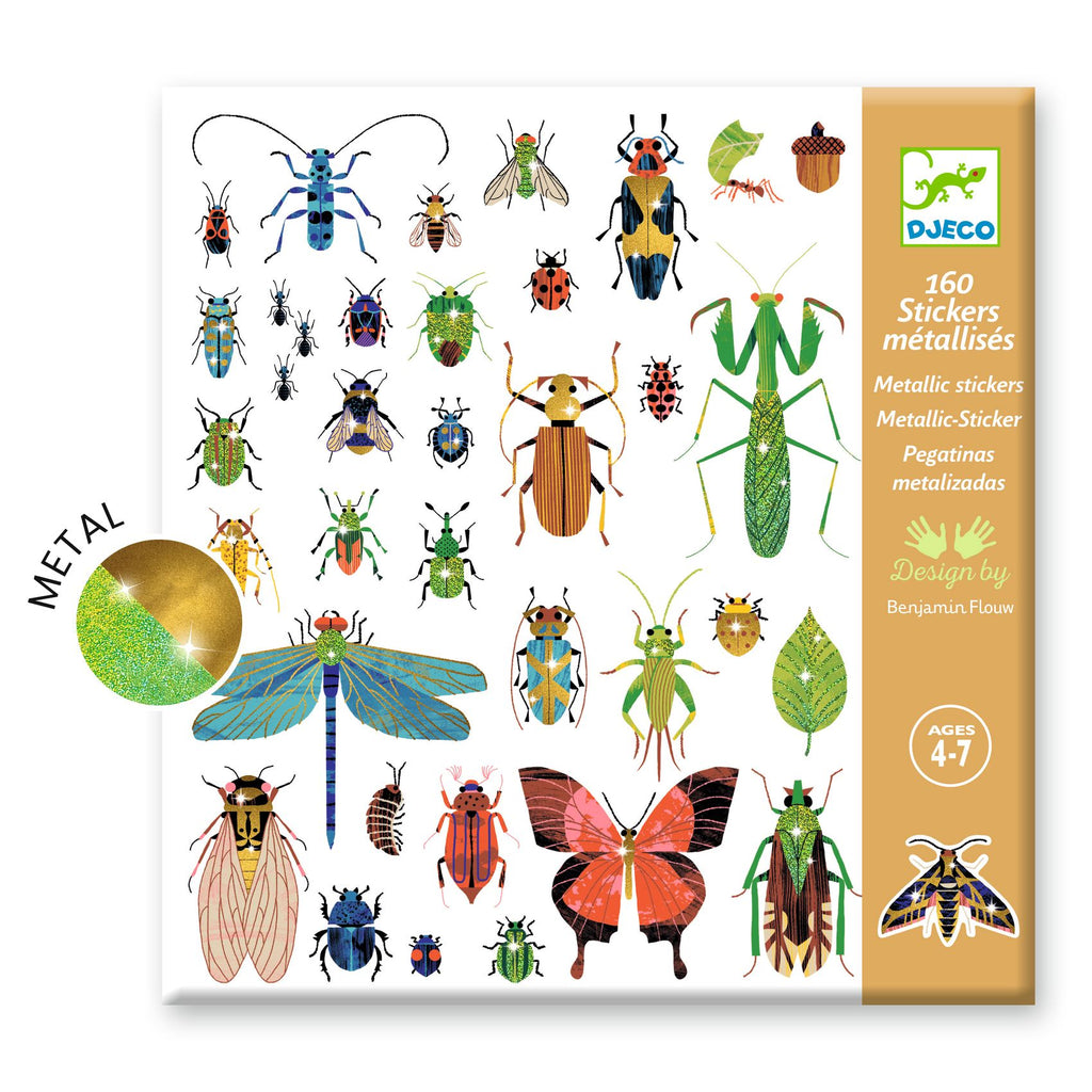 Djeco Klistermärken Microcosmos (160 st)