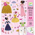 Djeco Klistermärken Dresses Through the Seasons