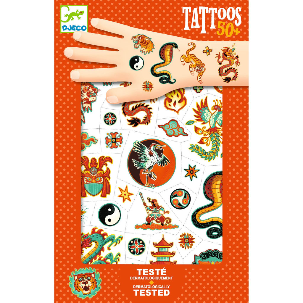 Djeco Tatueringar Martial Spirit
