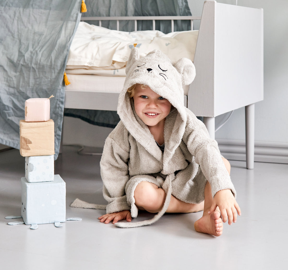 Roommate Badrock Mus Grå (1–2 år)