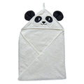 Roommate Handduk med huva Panda Off White (72x72cm)