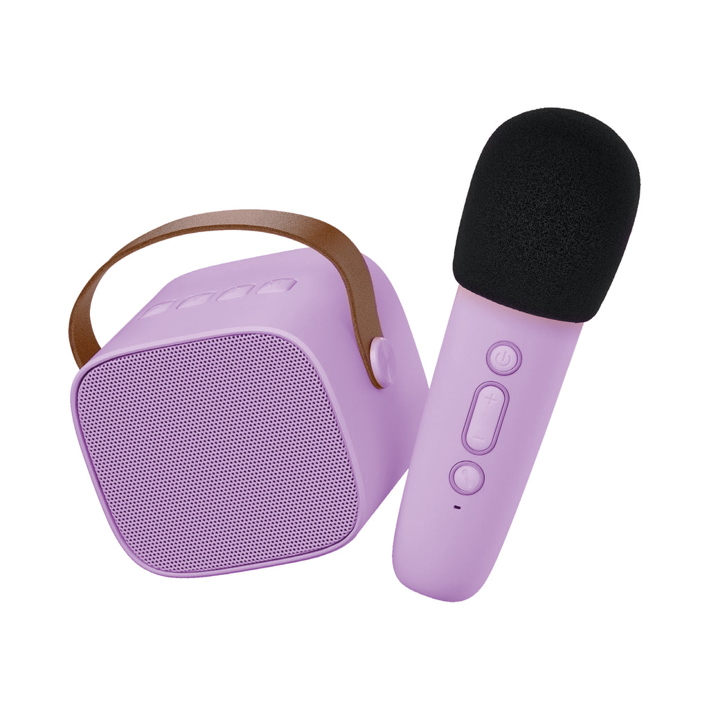 Lalarma Bluetooth-högtalare med Trådlös Mikrofon Lila