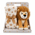 Carlo Baby Presentset Fleecefilt & gosedjur Lejon