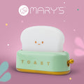 Mary's LED-Nattlampa Toaster Grön (USB-laddning)