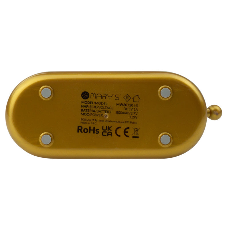 Mary's LED-Nattlampa Toaster Grön (USB-laddning)
