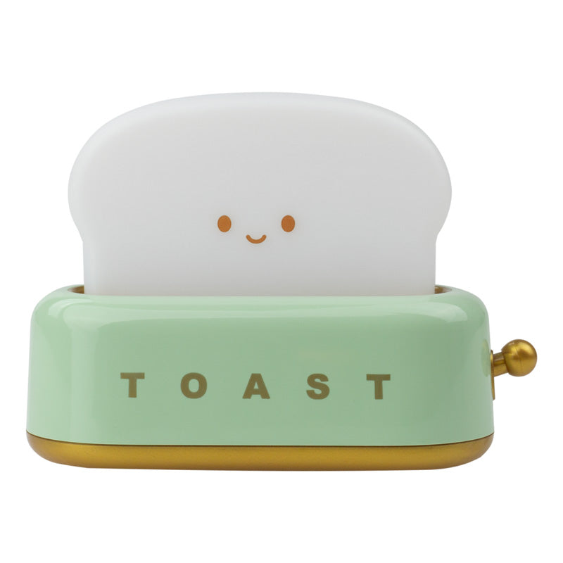 Mary's LED-Nattlampa Toaster Grön (USB-laddning)