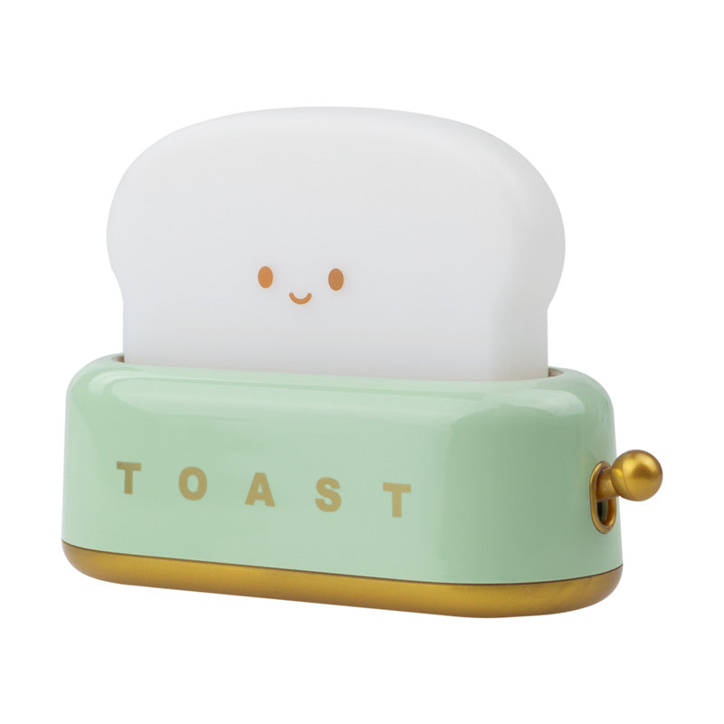Mary's LED-Nattlampa Toaster Grön (USB-laddning)