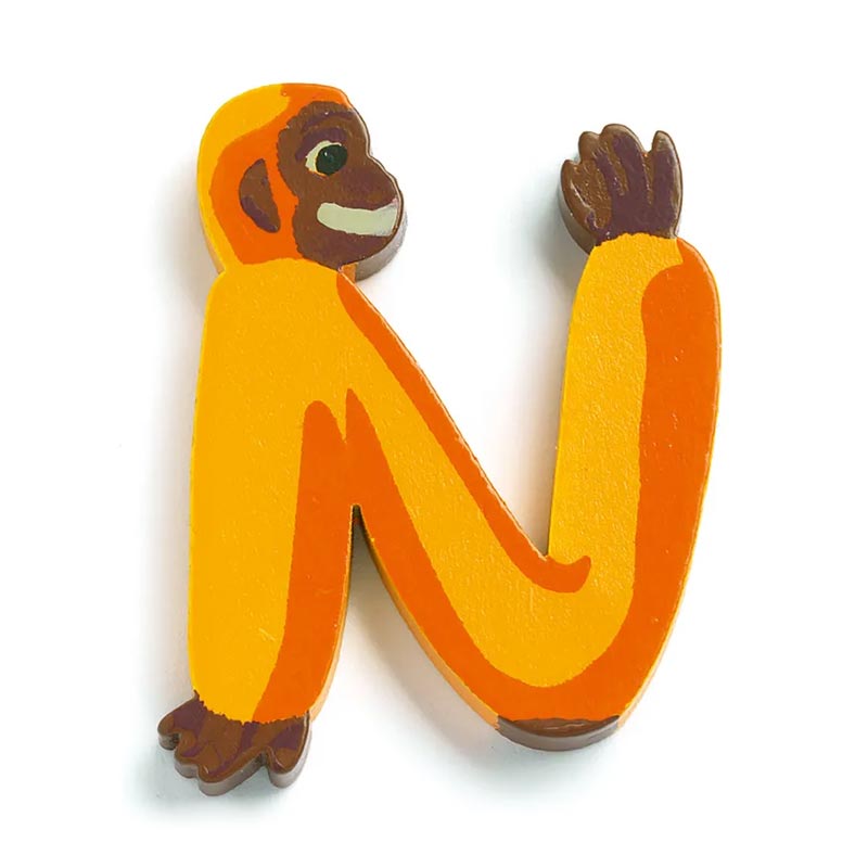 Djeco Djurbokstäver i trä, A-Z