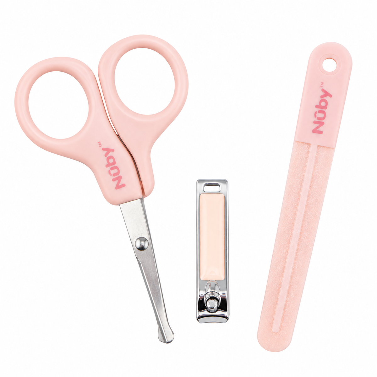 Nuby Nagelvårdssats Rosa +0m