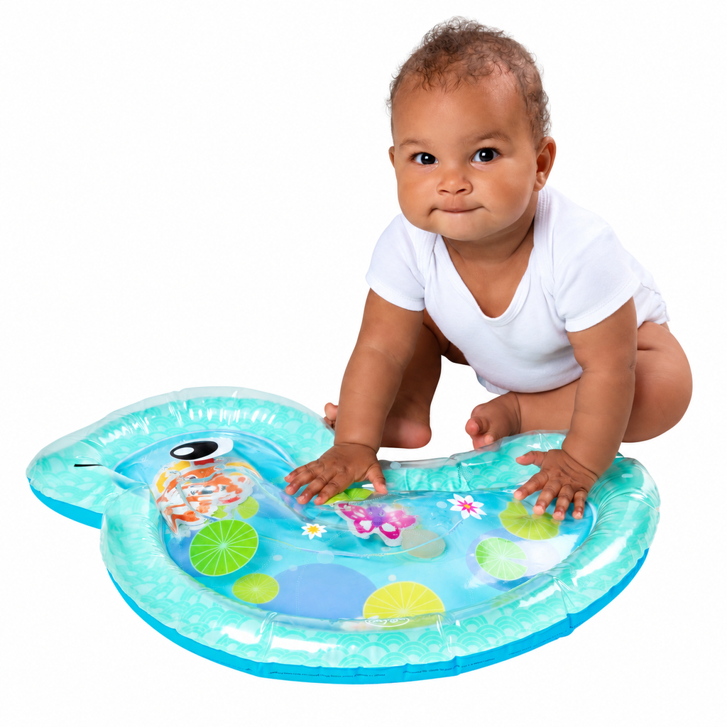 Playgro Sensorisk Vattenmatta Klappa och Lek +3m