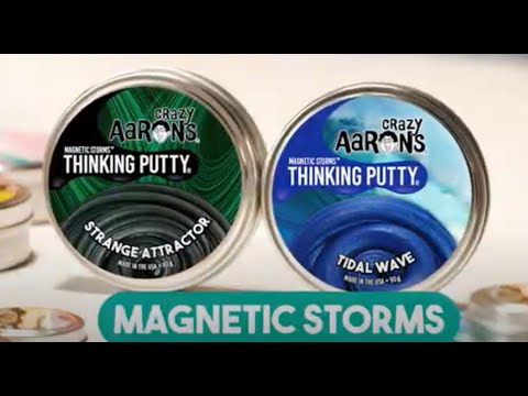 Crazy Aarons Magnetisk Thinking Putty Strange Attractor (10cm, 91g)
