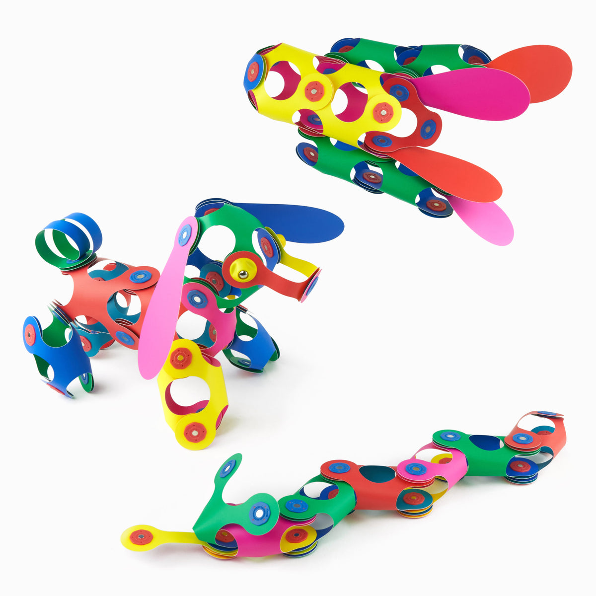 Clixo Byggset Rainbow Pack (42 delar)