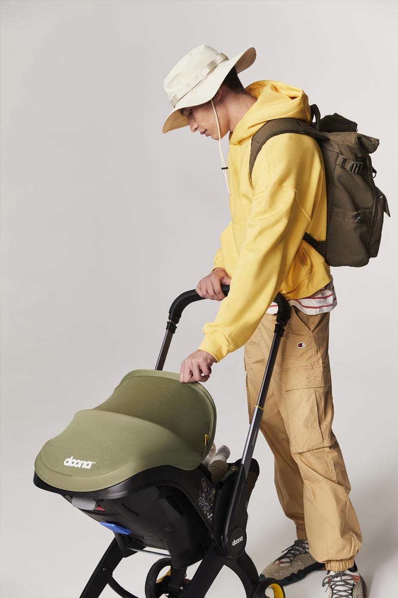 Doona Babyskydd "i" med vagn Desert Green