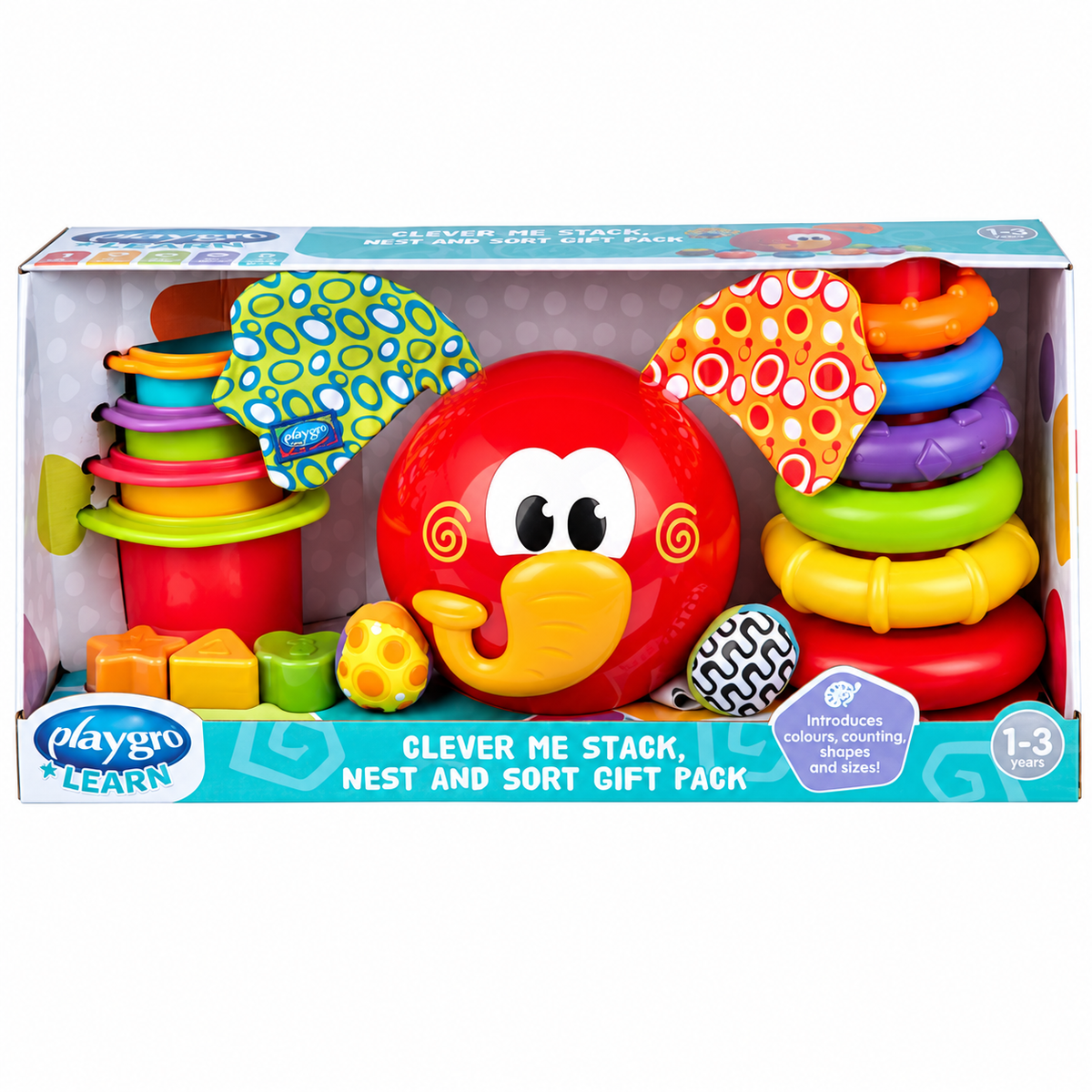 Playgro Presentset Clever Me (Stapla, Sortera & Bygga)