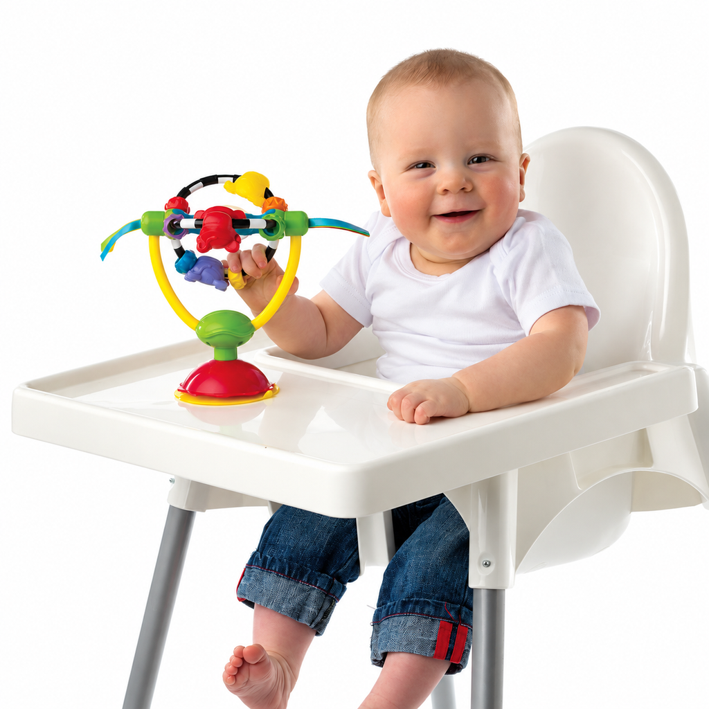 Playgro Aktivitetsleksak med sugpropp för Matstol +6m