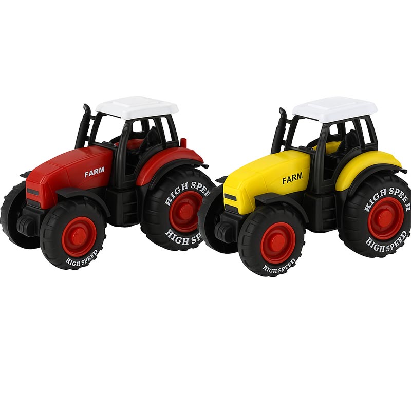 Suntoy Traktor i metall med pullback (8cm)